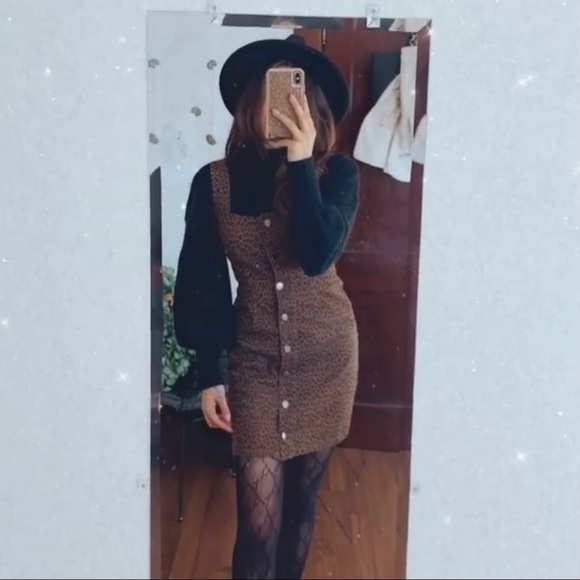 Lulus Leopard Print Button Dress - Picture 7 of 8